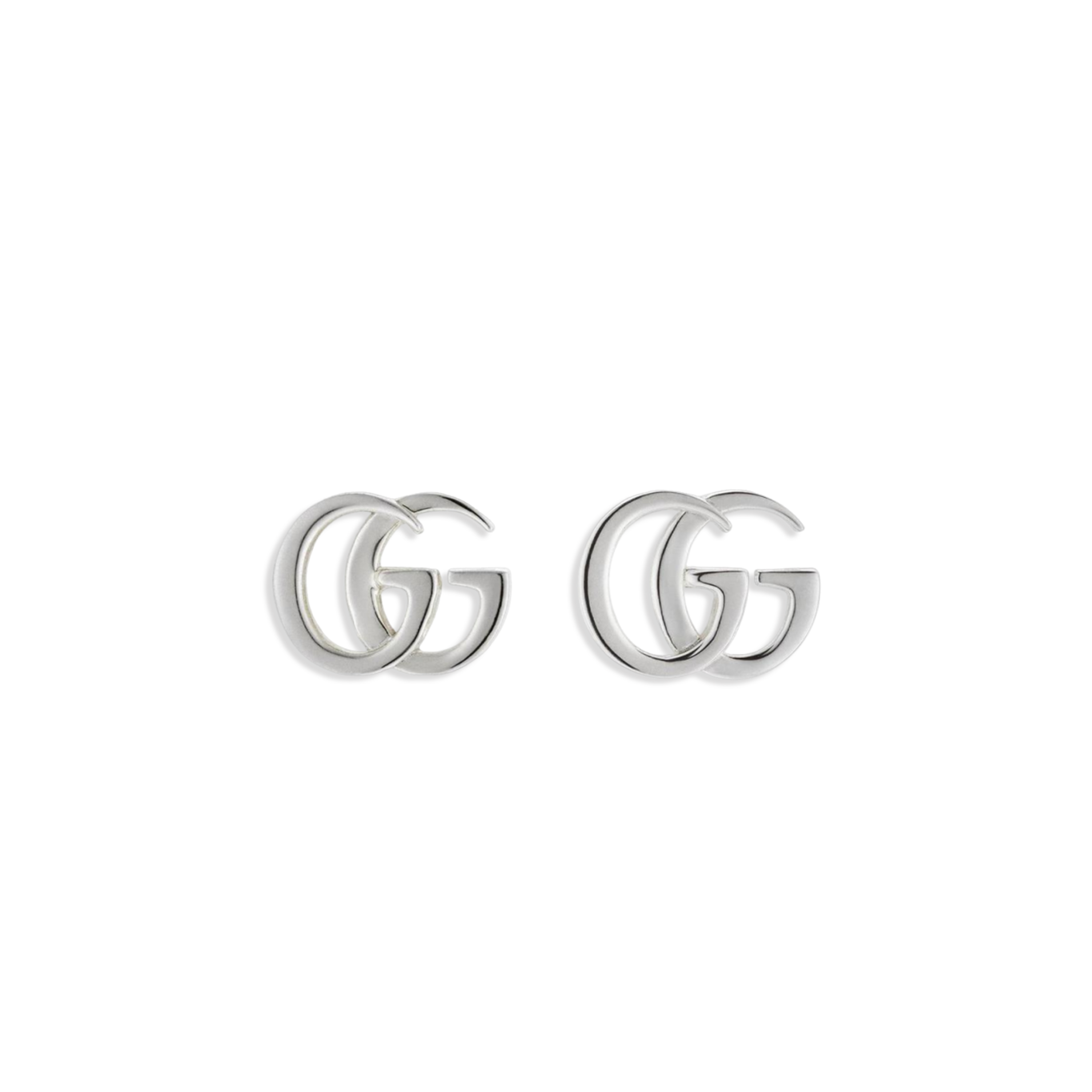 Gvc*1 gg marmont silver stud earrings